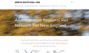 Northsouthraillink.org thumbnail