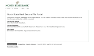 Northstatebank.leapfile.net thumbnail