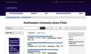 Northwestern.libanswers.com thumbnail