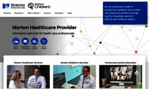 Nortonhealthcareprovider.com thumbnail