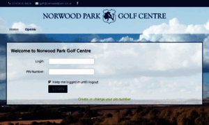 Norwoodpark.intelligentgolf.co.uk thumbnail