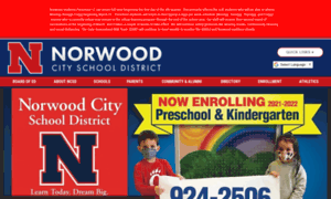 Norwoodschools.org thumbnail