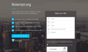 Noscript.org thumbnail