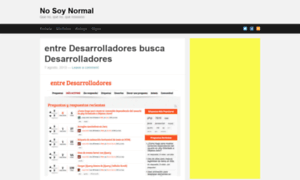 Nosoynormal.com thumbnail