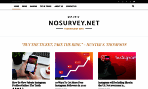 Nosurvey.net thumbnail