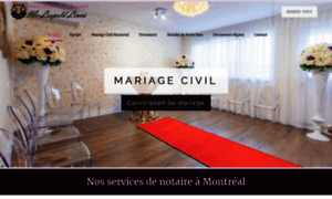 Notaire-mariage-montreal.com thumbnail