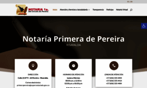 Notariaprimerapereira.com thumbnail