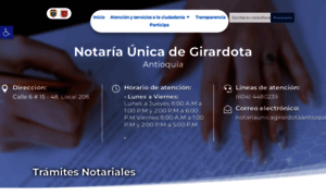 Notariaunicagirardota.com.co thumbnail