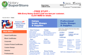 Notary.supply.notarysuperstore.com thumbnail