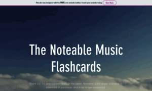 Noteableflashcards.com thumbnail