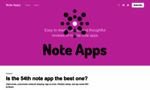 Noteapps.ca thumbnail