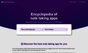 Noteapps.info thumbnail