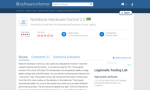 Notebook-hardware-control.software.informer.com thumbnail