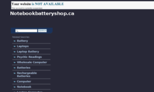 Notebookbatteryshop.ca thumbnail