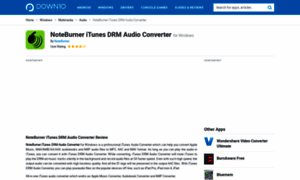 Noteburner-itunes-drm-audio-converter.down4you.software thumbnail