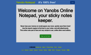 Notepad.yanobs.com thumbnail