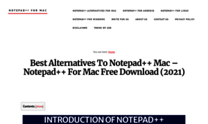 Notepadplusplusformac.com thumbnail