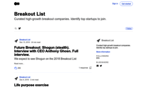 Notes.breakoutlist.com thumbnail