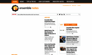 Notes.ensemblevideo.com thumbnail