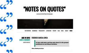 Notesonquotes.wordpress.com thumbnail