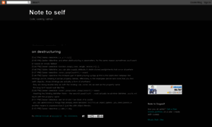 Notetodogself.blogspot.com thumbnail