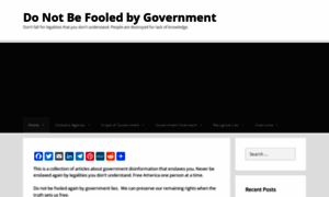 Notfooledbygovernment.com thumbnail