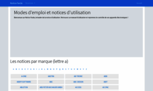 Notice-facile.com thumbnail