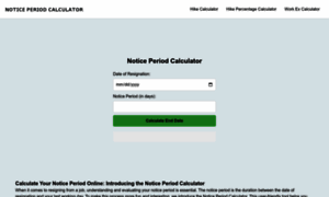 Noticeperiodcalculator.com thumbnail