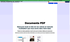 Notices-gratuites.com thumbnail