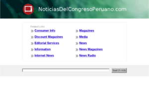 Noticiasdelcongresoperuano.com thumbnail
