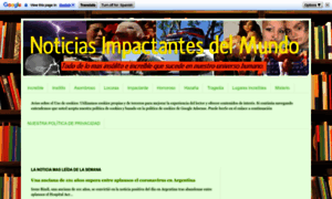 Noticiasimpactantesdelmundo.blogspot.mx thumbnail