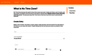 Notime.zone thumbnail