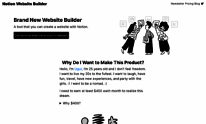 Notionwebsitebuilder.com thumbnail