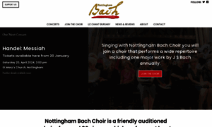 Nottinghambachchoir.org.uk thumbnail
