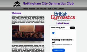 Nottinghamcitygymnastics.co.uk thumbnail