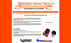 Nottinghamnarrowfabrics.com thumbnail