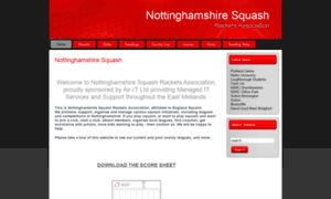 Notts-squash.co.uk thumbnail