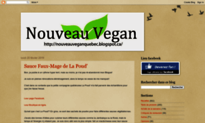 Nouveauveganquebec.blogspot.com thumbnail