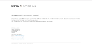 Nova-invest-ag.ch thumbnail
