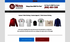 Novacustomtshirtprinting.com thumbnail