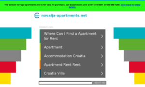 Novalja-apartments.net thumbnail