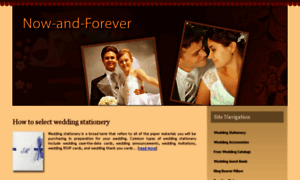 Now-and-forever.com thumbnail