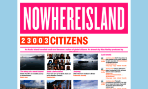 Nowhereisland.org thumbnail