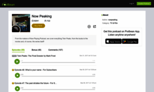 Nowpeakingpodcast.com thumbnail