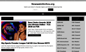 Nowwatchtvlive.net thumbnail