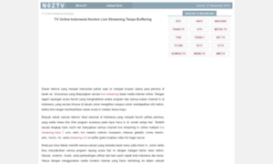  Noztv com TV Online Indonesia Nonton Live Streaming 