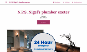 Nps-plumber-exeter.business.site thumbnail