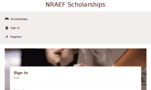 Nraef.awardspring.com thumbnail