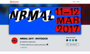 Nrmal-2017-invitados.boletia.com thumbnail