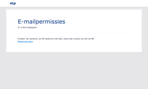 Ns-emailpermissies.actiesite-2organize.com thumbnail